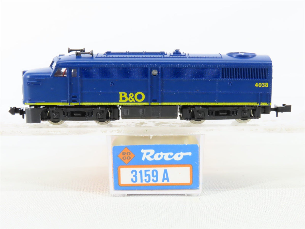 N Scale Roco 3159A B&amp;O Baltimore &amp; Ohio ALCO FA1 Diesel Locomotive #4038