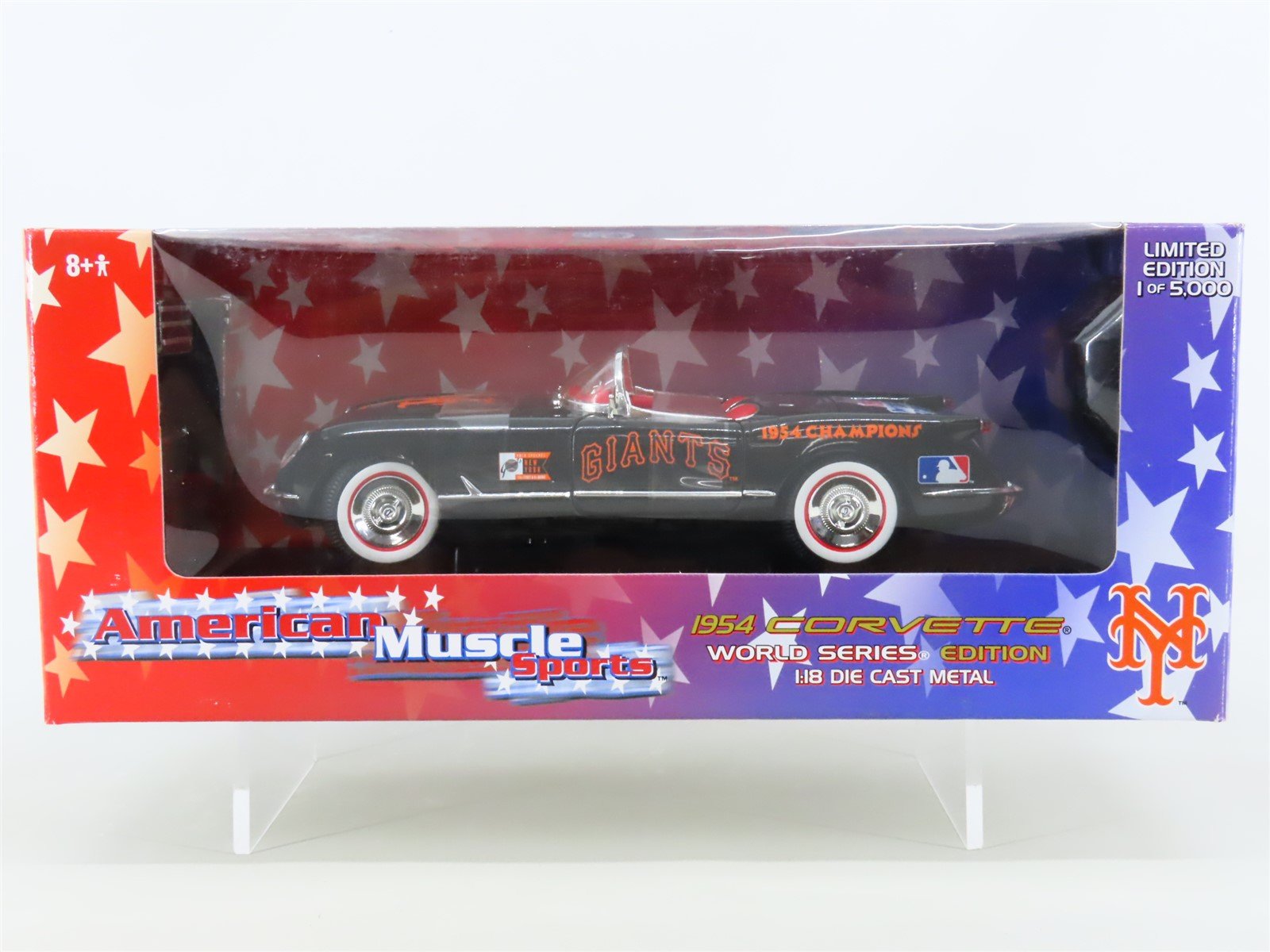 1:18 ERTL American Muscle Sports 33456 1954 Corvette GIANTS World Series Edition