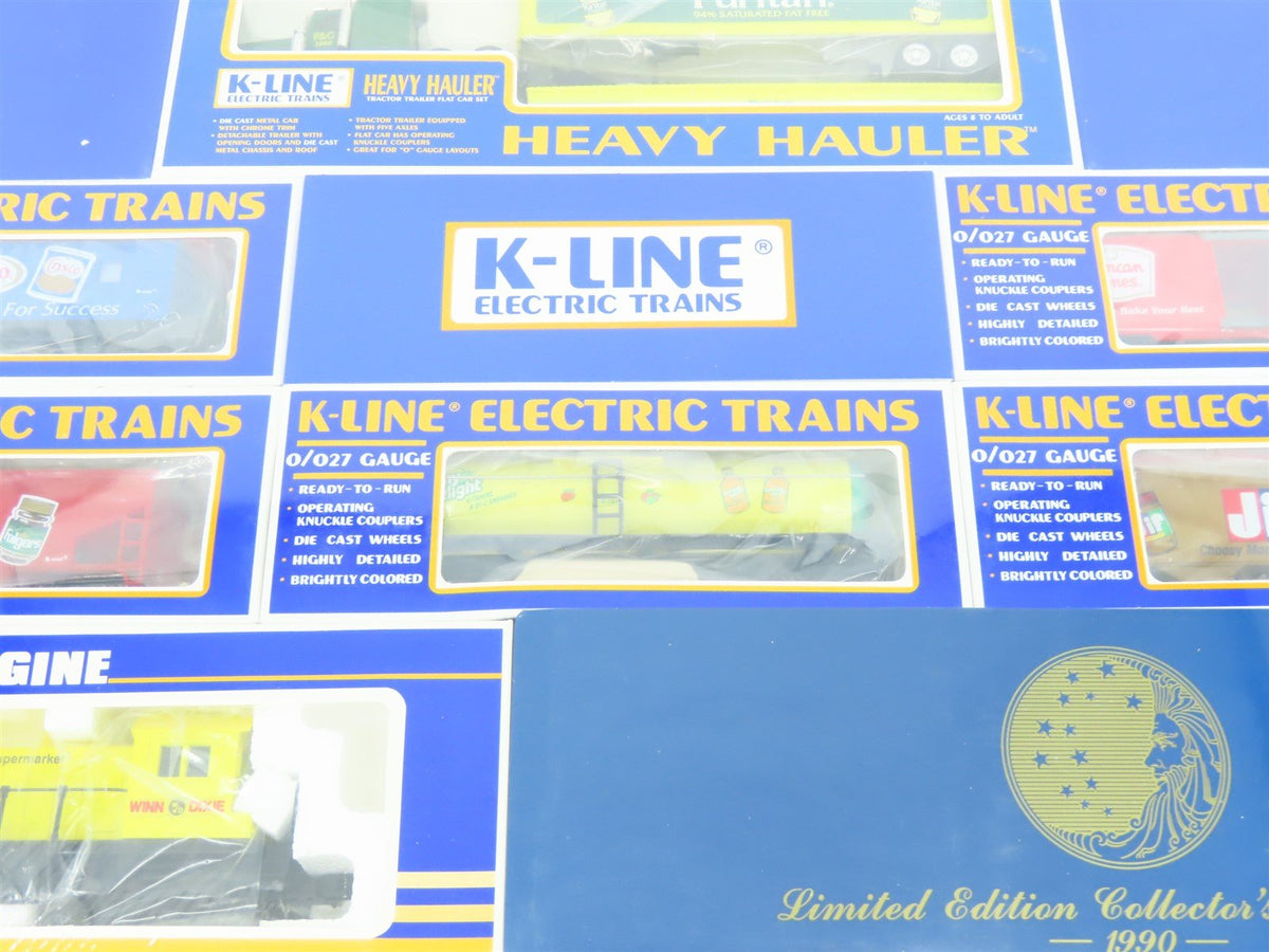 O27 Gauge K-Line Limited Edition Winn-Dixie Groceries Diesel Train Set - Sealed