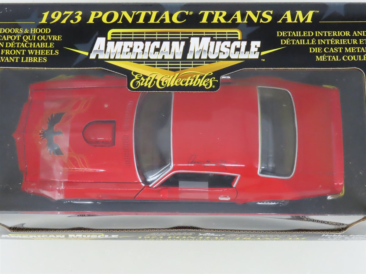 1:18 ERTL American Muscle 36682 Arnie &quot;the Farmer&quot; Beswick 1973 Pontiac Trans AM