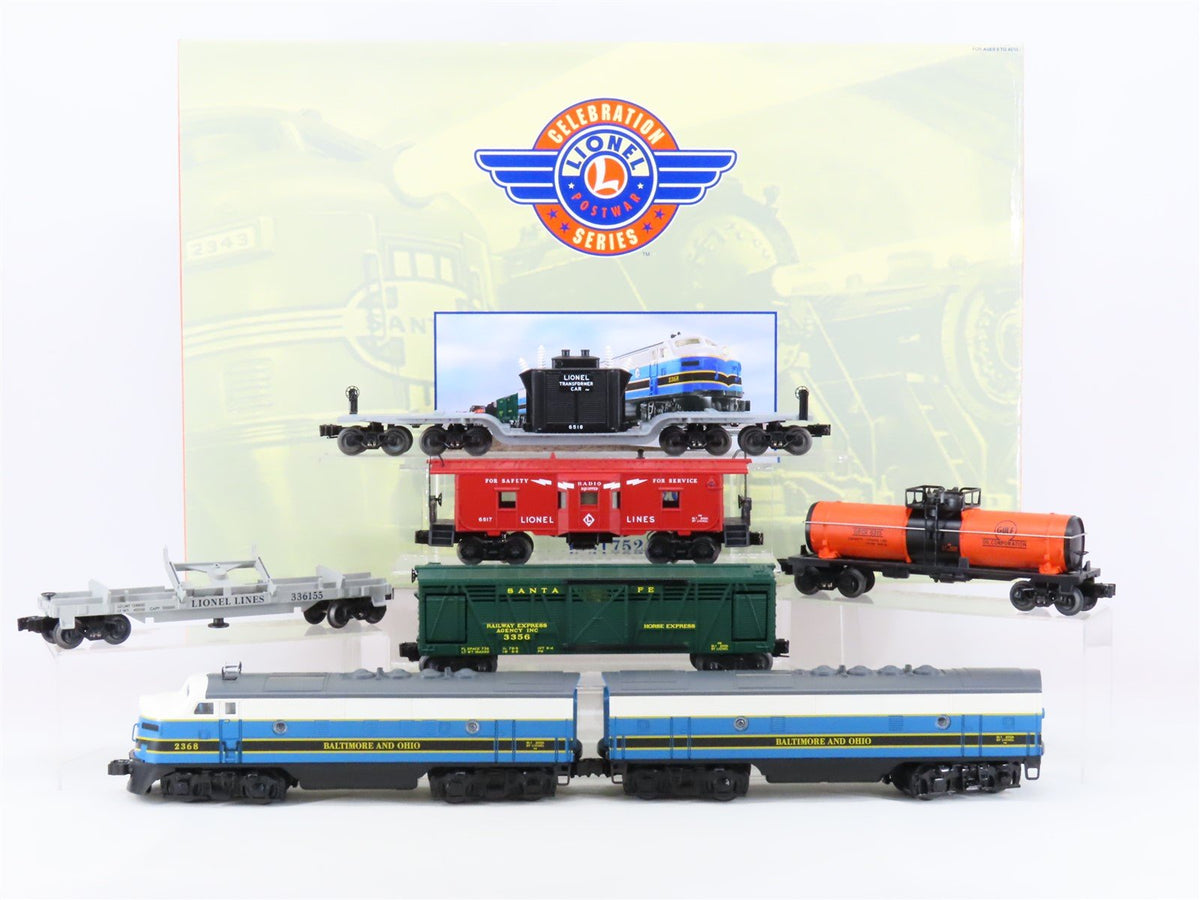 O 3-Rail Lionel Celebration 6-31752 #2269W B&amp;O F3A/B Diesel Freight Set w/TMCC