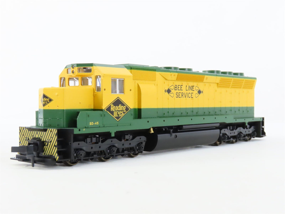 HO Scale KATO 37-1709 RDG Reading &quot;Bee Line &quot; EMD SD45 Diesel No# - DCC Ready