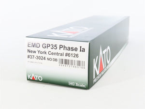 HO KATO 37-3024 NYC New York Central EMD GP35 Ph. 1a Diesel #6126 - DCC Ready