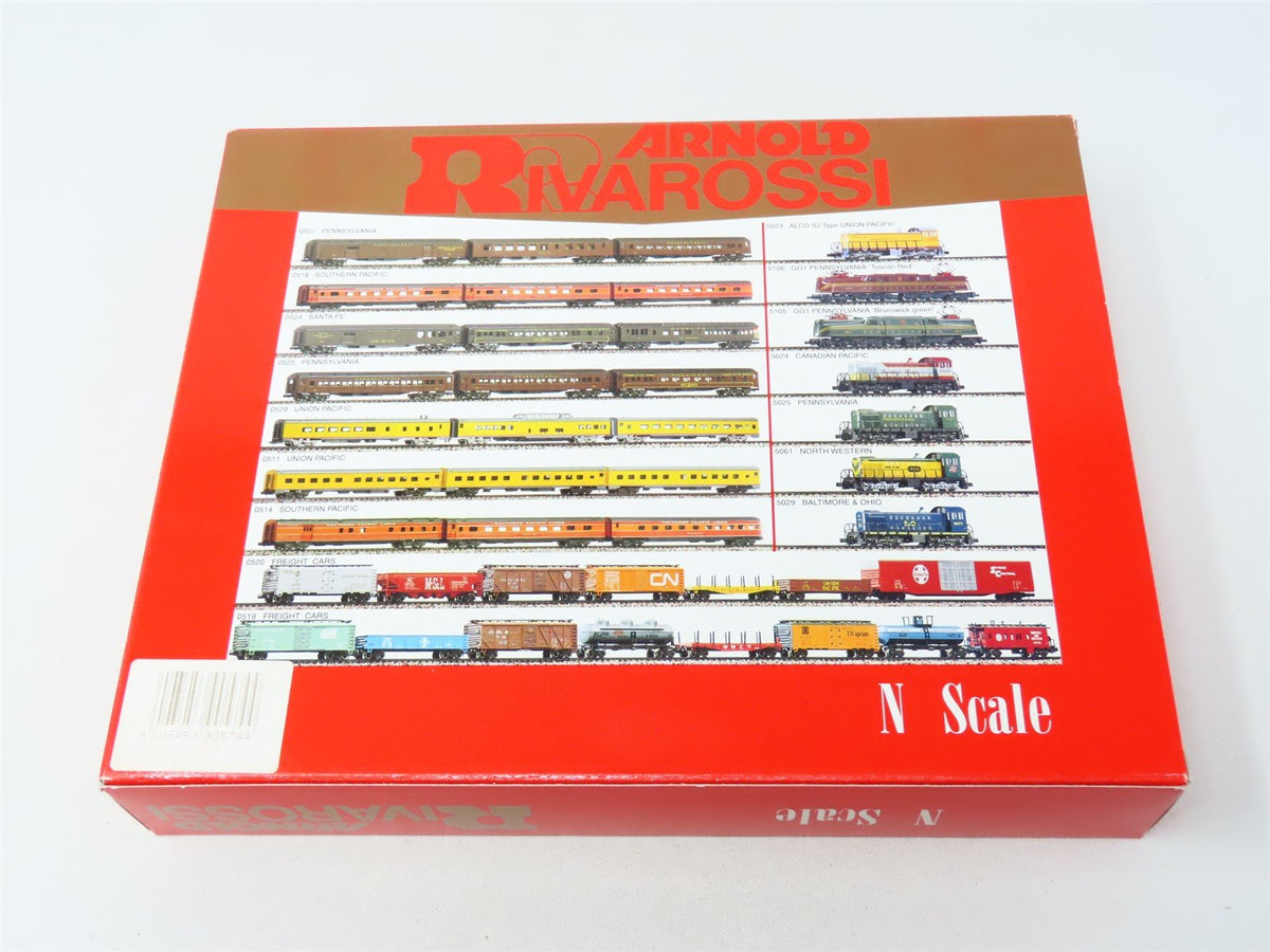 N Scale Arnold Rivarossi #0574 CNW Chicago &amp; North Western 3-Car Passenger Set