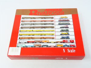 N Scale Arnold Rivarossi #0574 CNW Chicago & North Western 3-Car Passenger Set