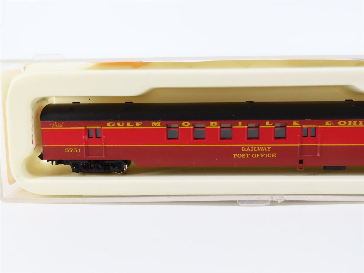 N Scale Con-Cor 0001-04031P GM&amp;O Gulf Mobile &amp; Ohio RPO Passenger #5751