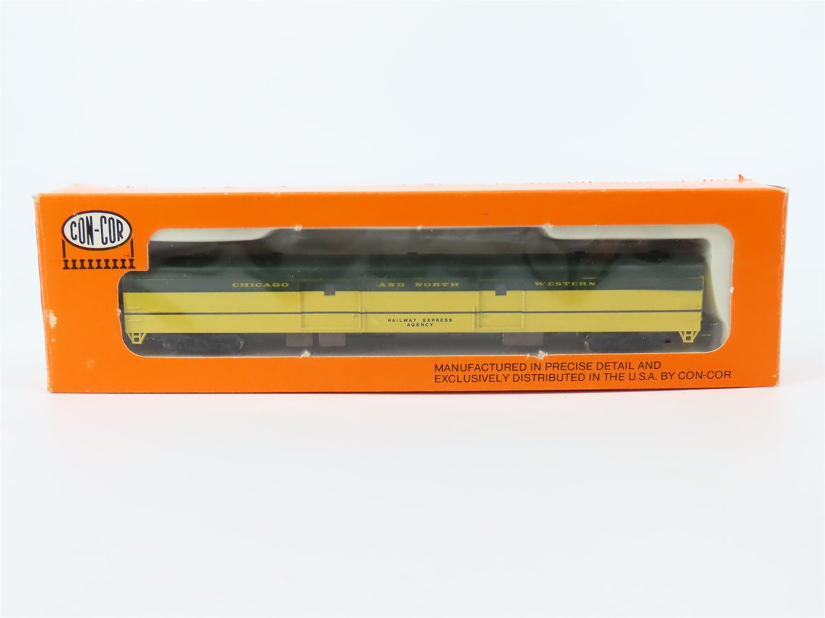 N Scale Con-Cor 0001-04081T CNW Chicago North Western Baggage Passenger Car