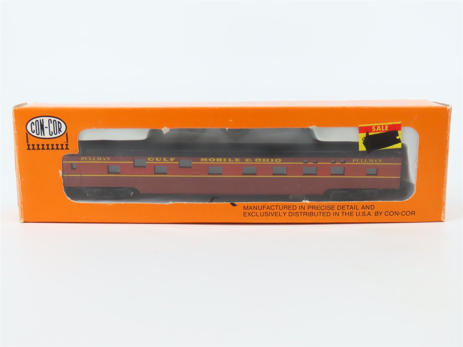 N Scale Con-Cor 0001-04011P GM&O Gulf Mobile & Ohio Pullman Passenger Car