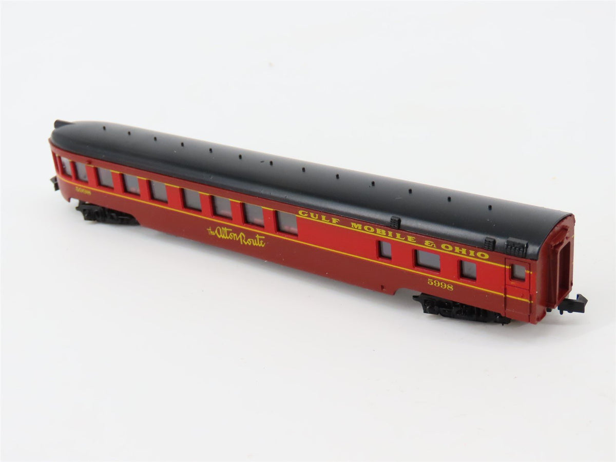 N Scale Con-Cor 0001-04041P GM&amp;O Gulf Mobile &amp; Ohio Observation Passenger #5998