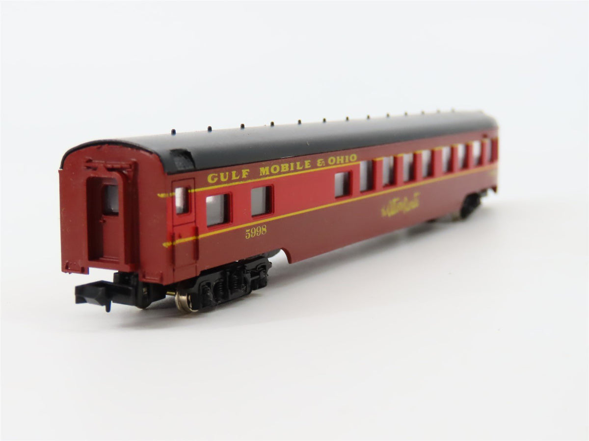 N Scale Con-Cor 0001-04041P GM&amp;O Gulf Mobile &amp; Ohio Observation Passenger #5998