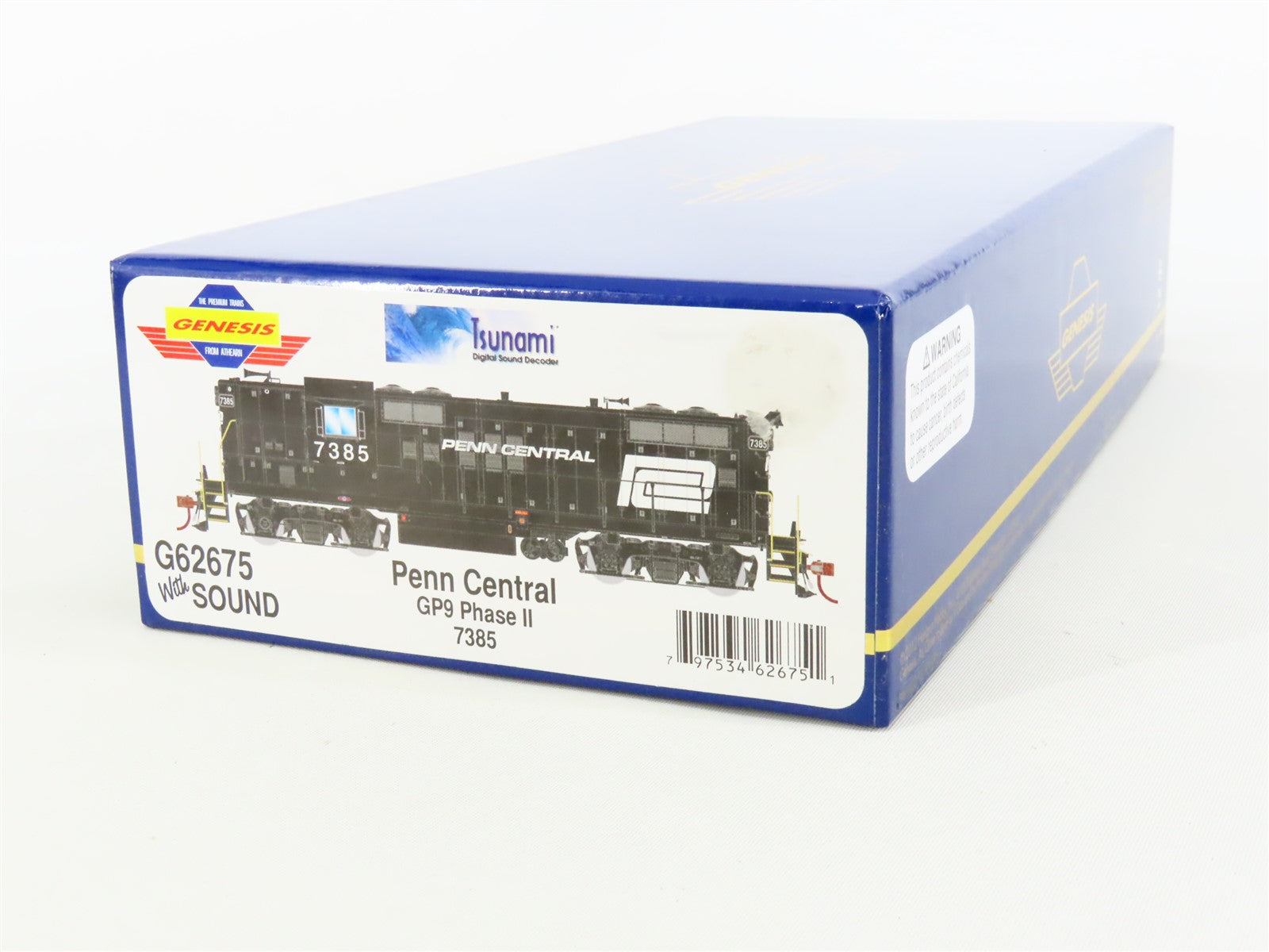 HO Scale Athearn G62675 PC Penn Central GP9 Diesel Loco #7385 w/DCC & Sound