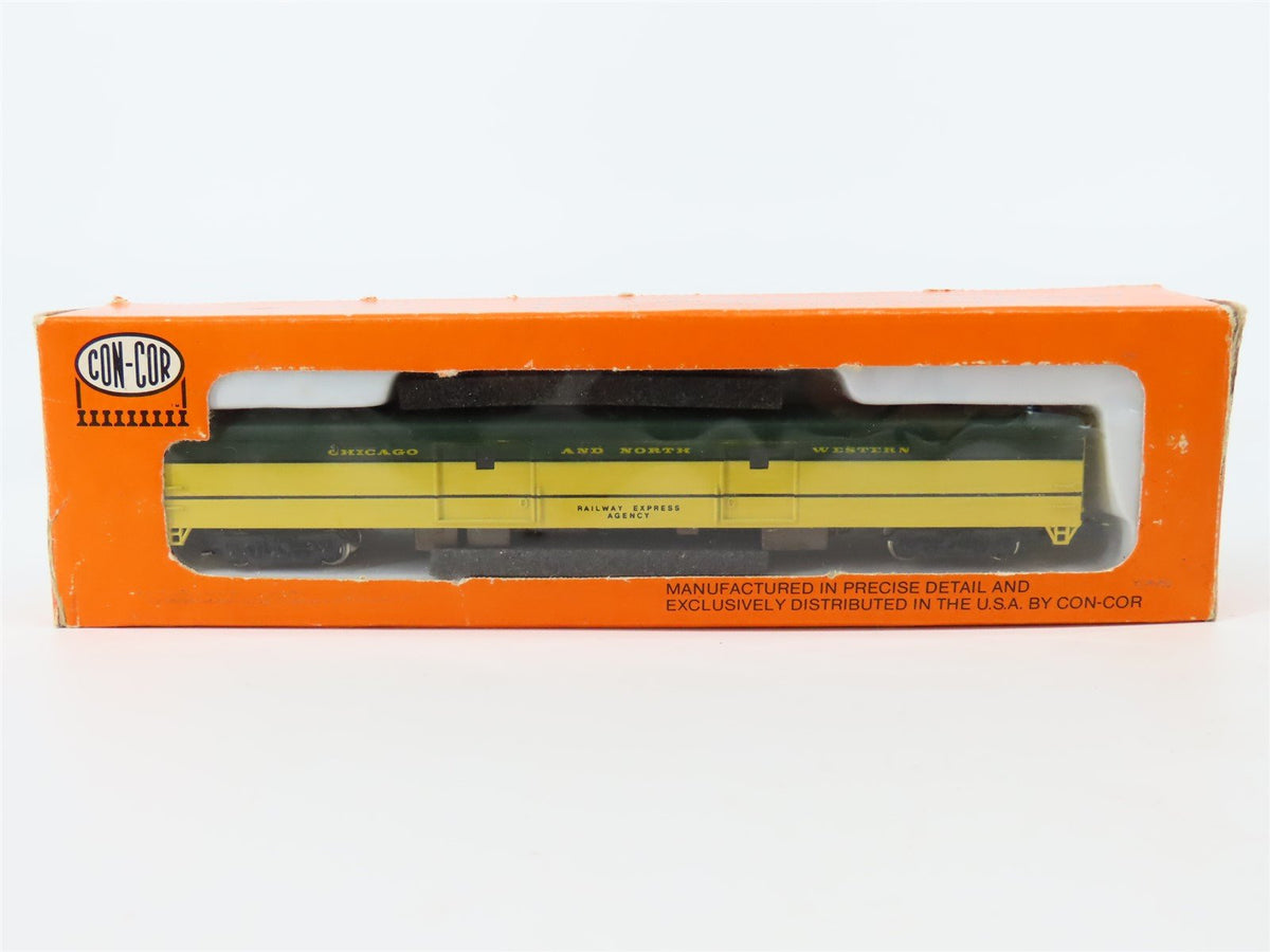 N Scale Con-Cor 0001-04081T CNW Chicago North Western Baggage Passenger Car