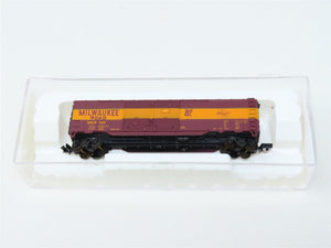 N Scale Con-Cor 0001-041206-3 MILW Milwaukee Road 50' Double Door Box Car #1419