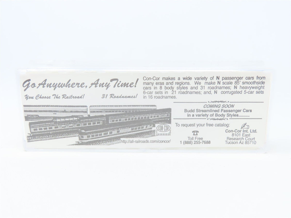 N Scale Con-Cor 0001-041206-3 MILW Milwaukee Road 50&#39; Double Door Box Car #1419
