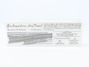 N Scale Con-Cor 0001-041206-3 MILW Milwaukee Road 50' Double Door Box Car #1419