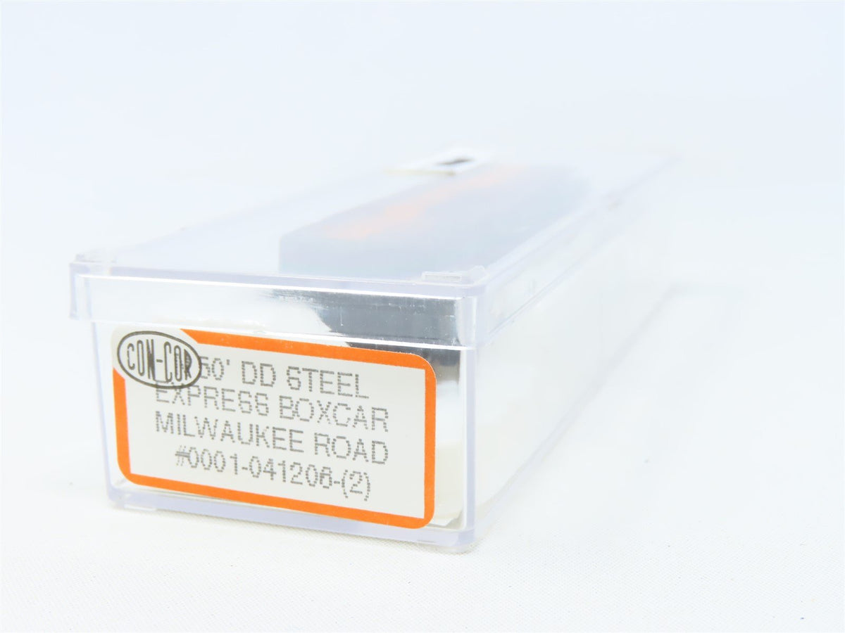 N Scale Con-Cor 0001-041206-3 MILW Milwaukee Road 50&#39; Double Door Box Car #1419