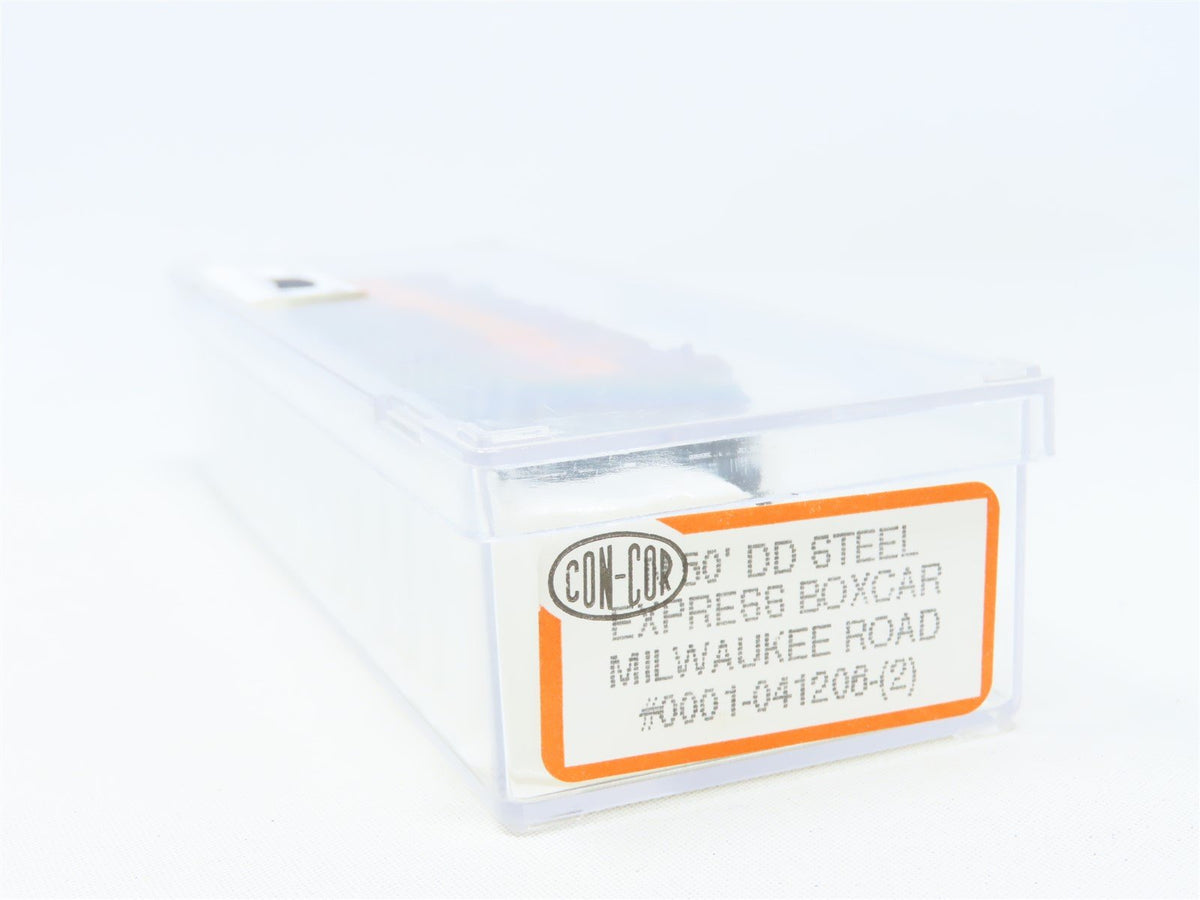 N Scale Con-Cor 0001-041206-3 MILW Milwaukee Road 50&#39; Double Door Box Car #1419
