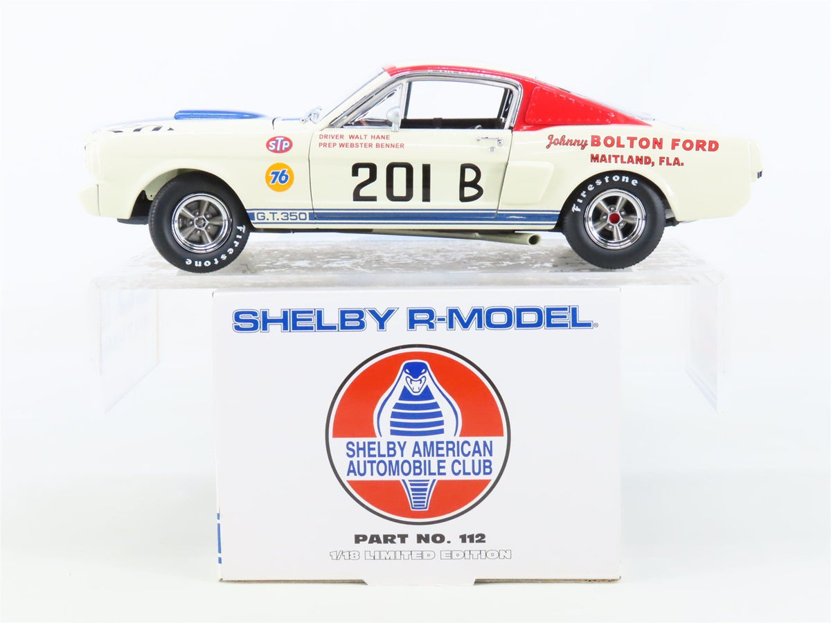 1:18 ExactDetail Replicas 112 201B Walt Hane 1965 Shelby GT 350 R-Model W/COA