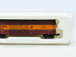 N Scale Con-Cor 0001-041206-5 MILW Milwaukee Road 50' Double Door Box Car #1422