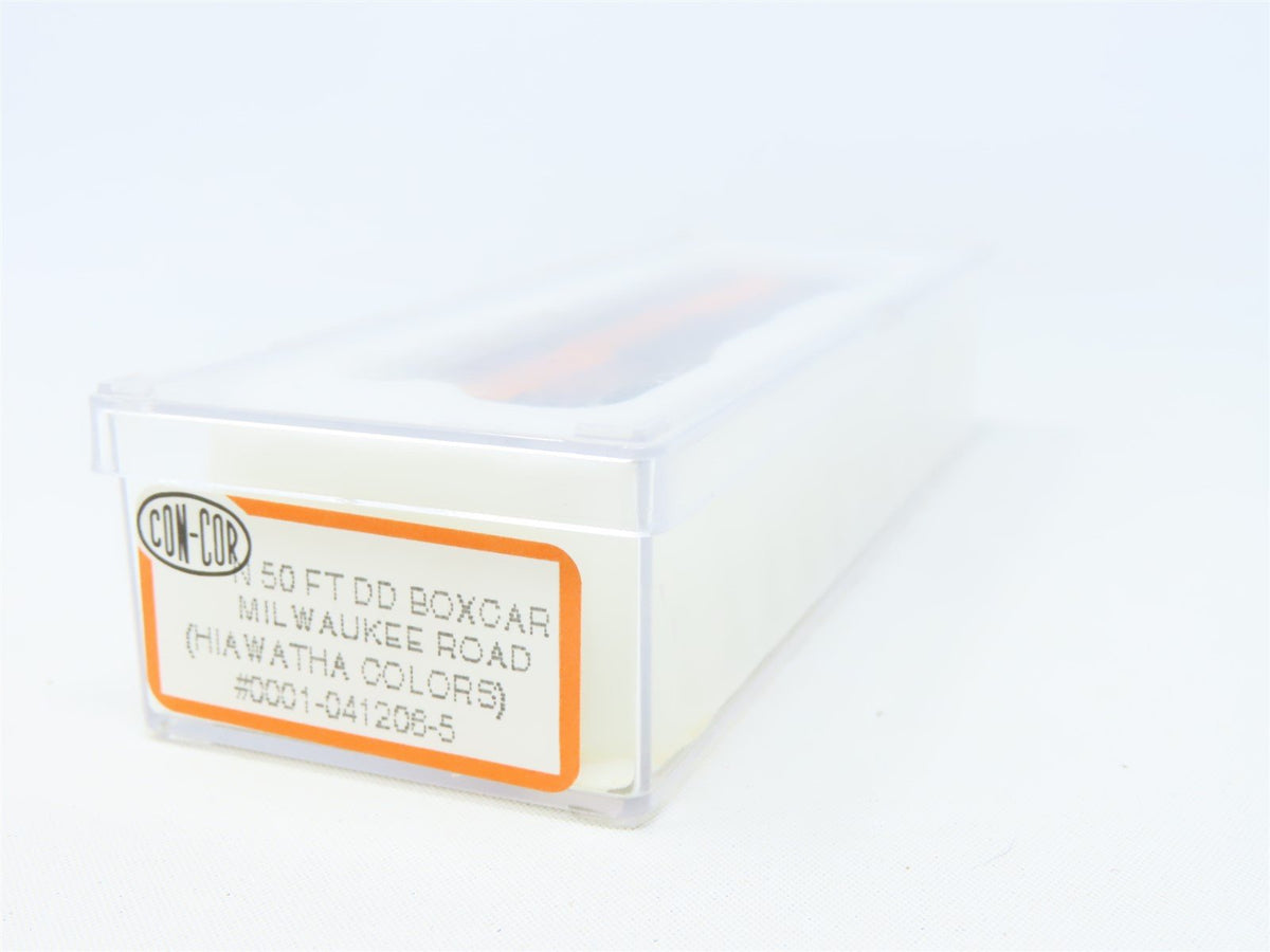 N Scale Con-Cor 0001-041206-5 MILW Milwaukee Road 50&#39; Double Door Box Car #1422