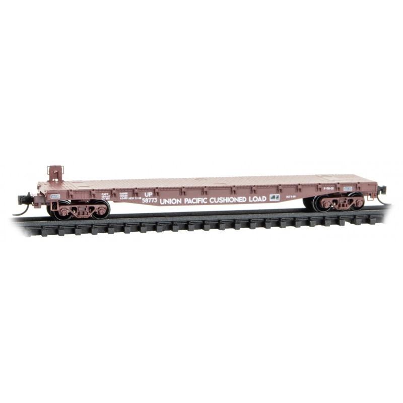 N Scale Micro-Trains MTL 04500721 UP Union Pacific 50&#39; Flat Car #58773