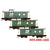 N Micro-Trains MTL 98305055 BN Burlington Northern Caboose Set 3-Pk - Weathered