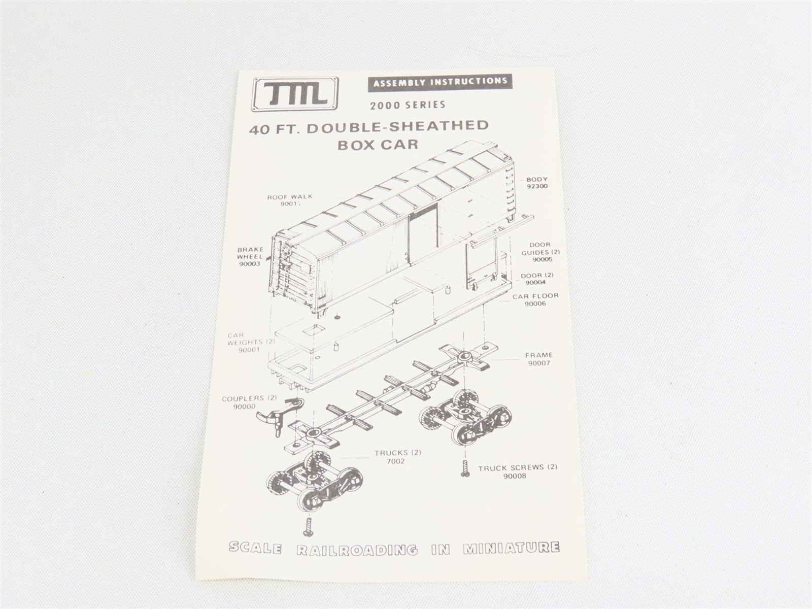 HO Scale Train-Miniature Kit 2024R SoC South Carolina Boxcar #10108