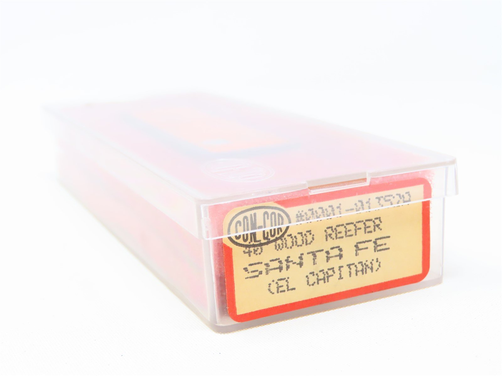 N Scale Con-Cor 0001-01352A ATSF Santa Fe 'El Capitan' 40' Wood Reefer #11880