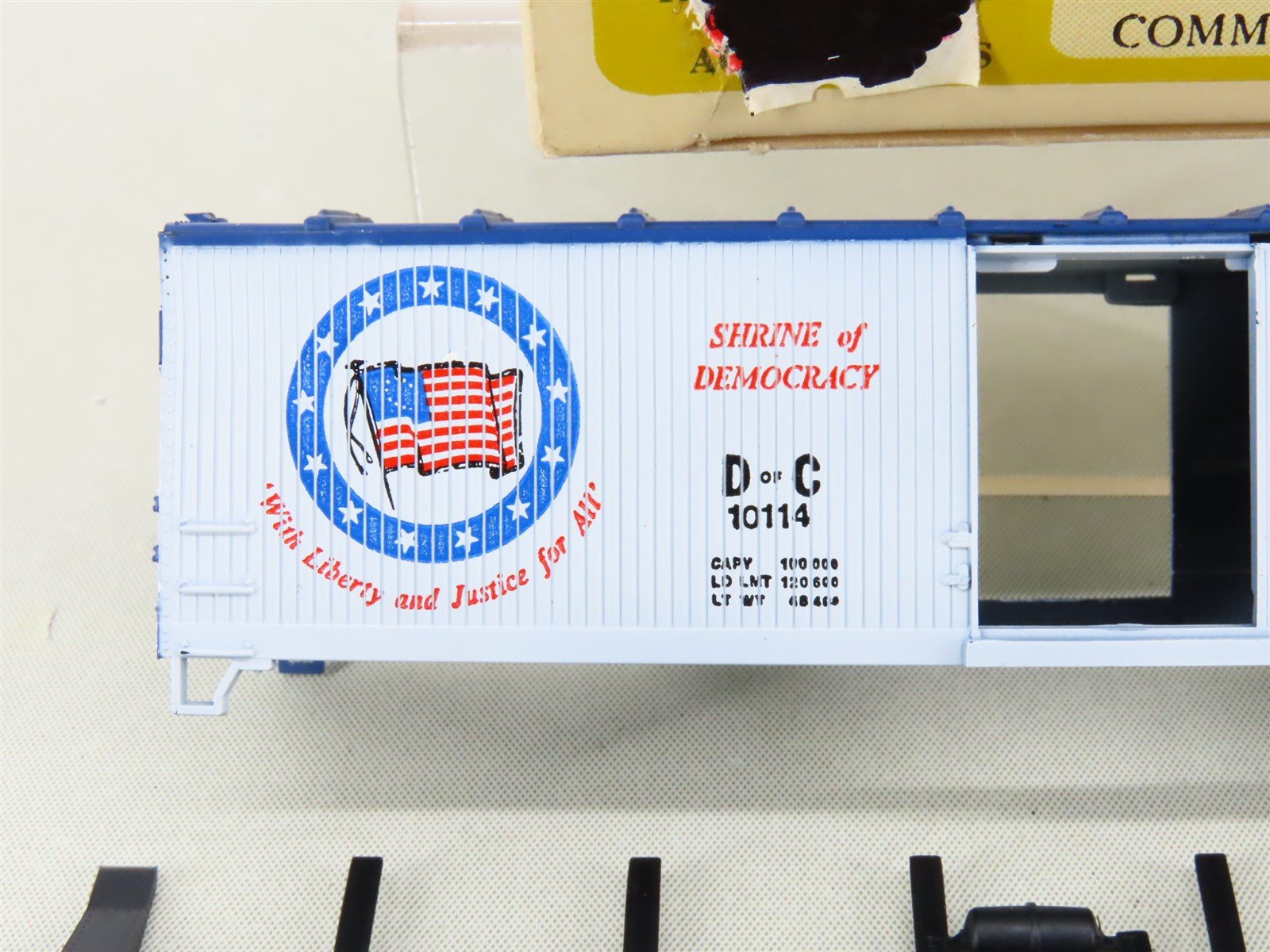 HO Scale Train-Miniature Kit 2026 DC District of Columbia Boxcar #10114