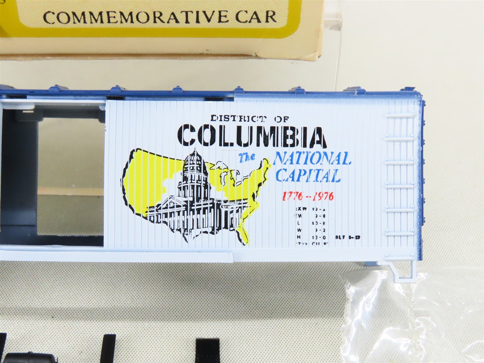 HO Scale Train-Miniature Kit 2026 DC District of Columbia Boxcar #10114