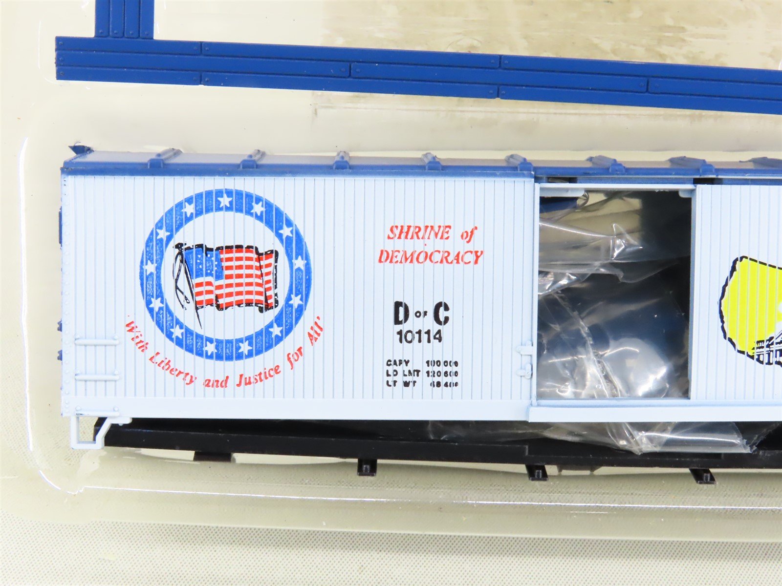 HO Scale Train-Miniature Kit 2026 DC District of Columbia Boxcar #10114