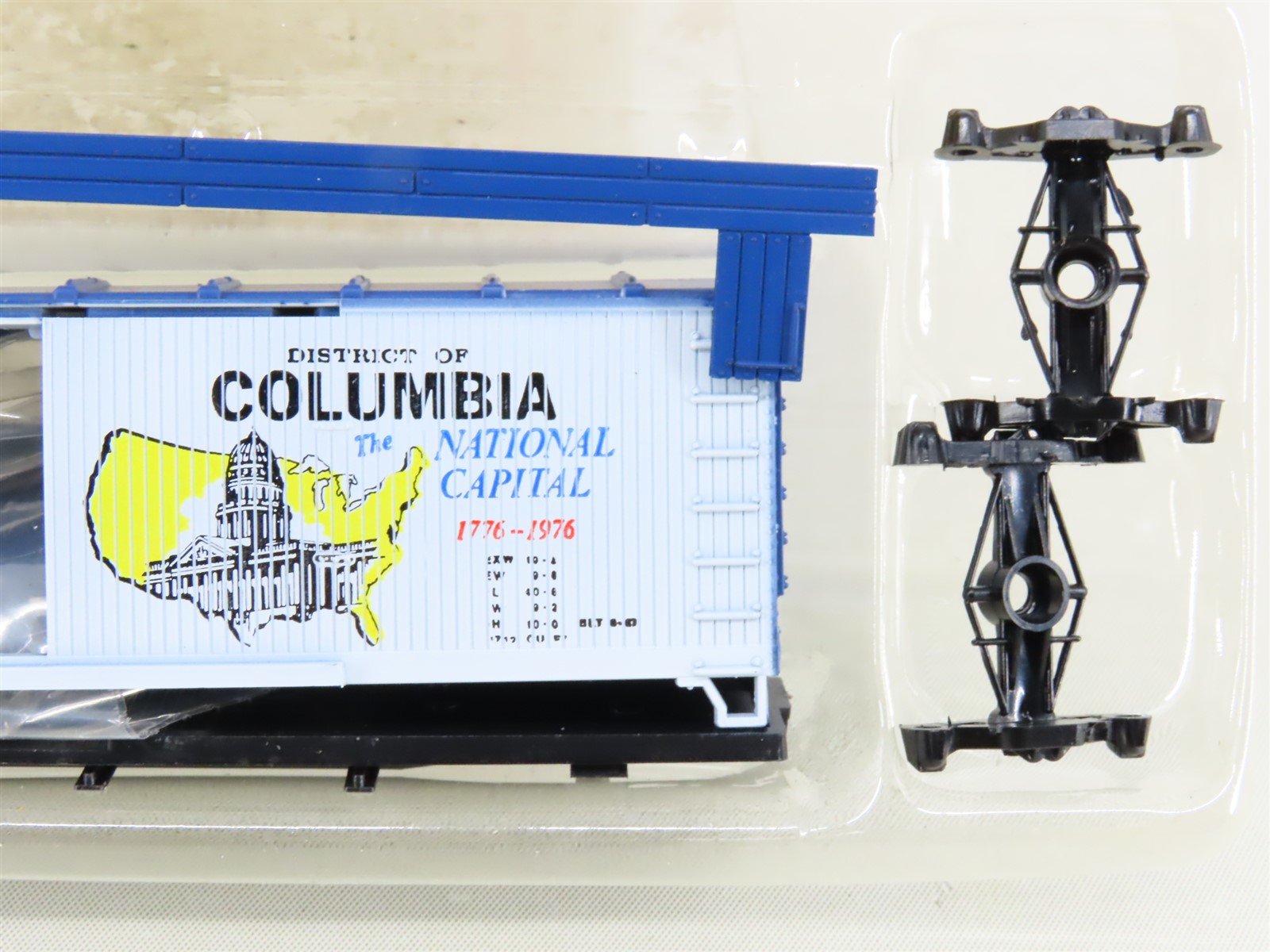 HO Scale Train-Miniature Kit 2026 DC District of Columbia Boxcar #10114