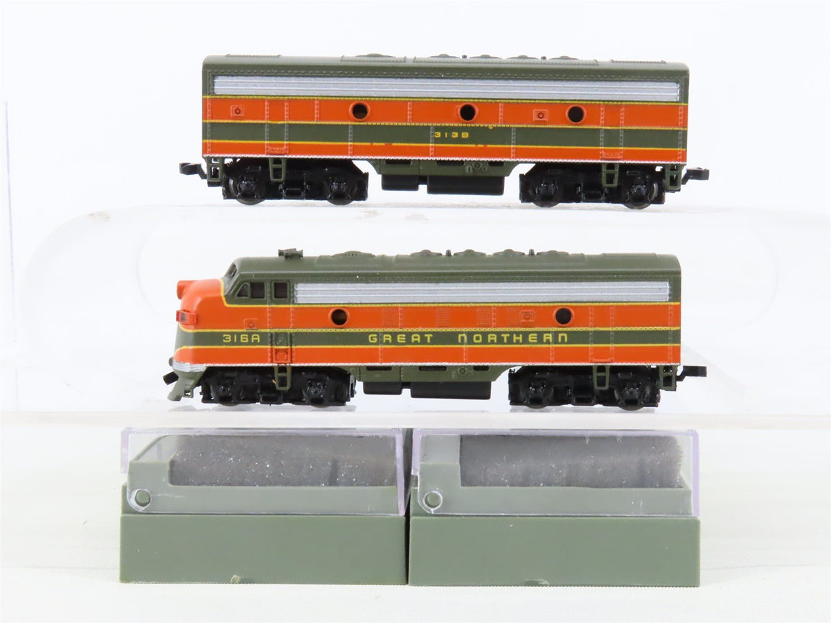 N Scale Bachmann Plus GN Great Northern EMD F7A/B Diesel Set #316A/313B