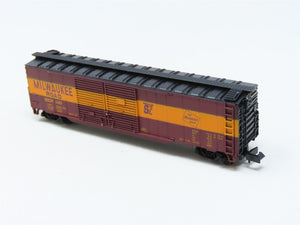N Scale Con-Cor 0001-041206 MILW Milwaukee Road 50' Double Door Box Car #1413