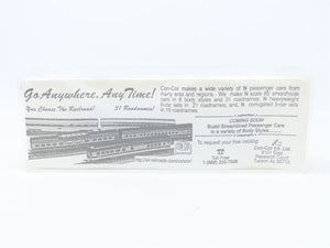 N Scale Con-Cor 0001-041206 MILW Milwaukee Road 50' Double Door Box Car #1413