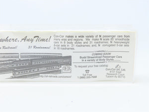 N Scale Con-Cor 0001-041206 MILW Milwaukee Road 50' Double Door Box Car #1413