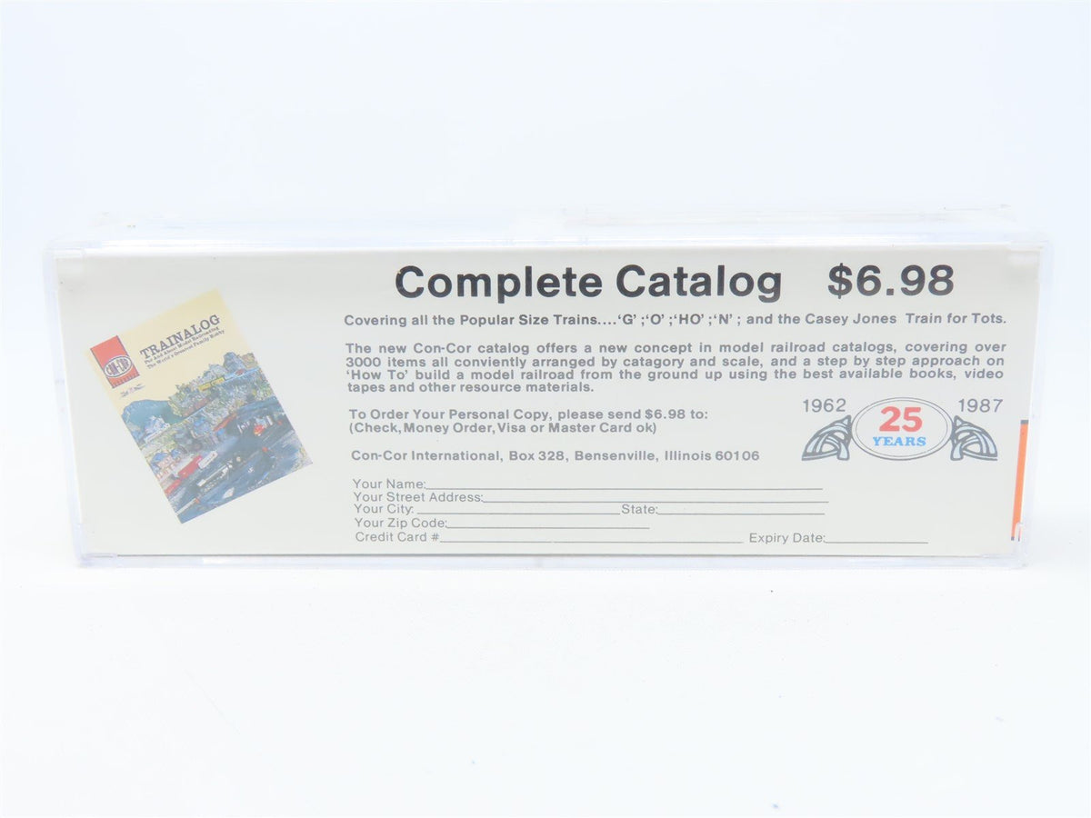 N Scale Con-Cor 0001-01004R ICG Illinois Central Gulf 40&#39; Steel Boxcar #9949