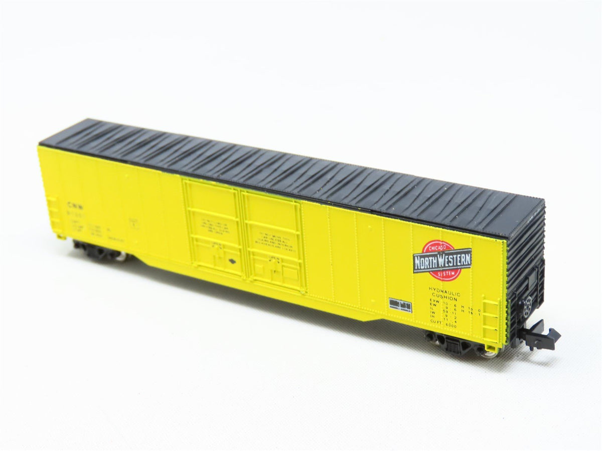 N Scale Con-Cor 001-557002-1 CNW Chicago North Western 60&#39; Boxcar #91357