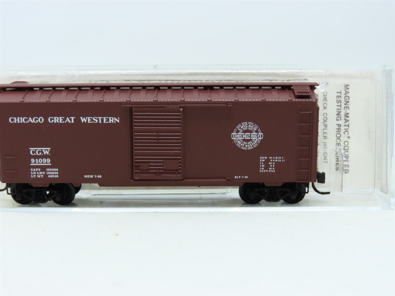 N Scale Kadee Micro-Trains MTL #20950 CGW 