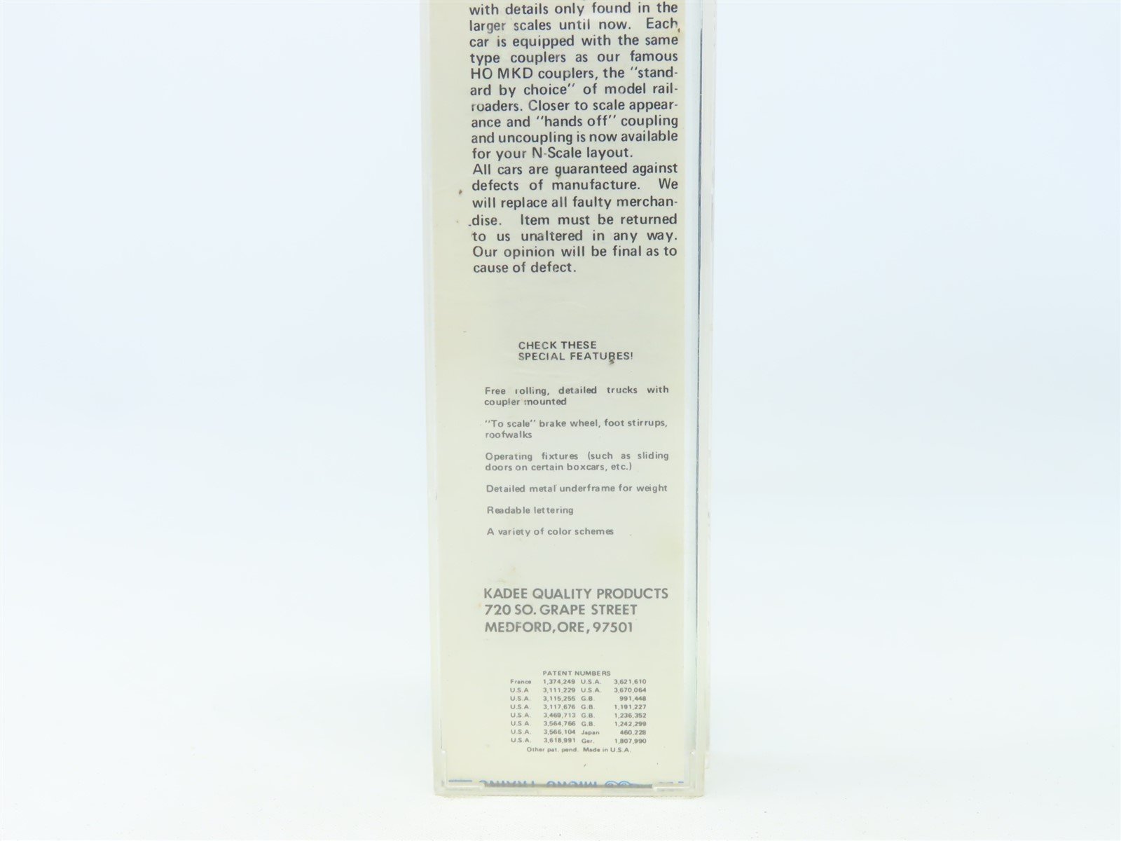 N Kadee Micro-Trains MTL #24314 LNAC (Blue Car) 40' Box Car #144 - Blue Label