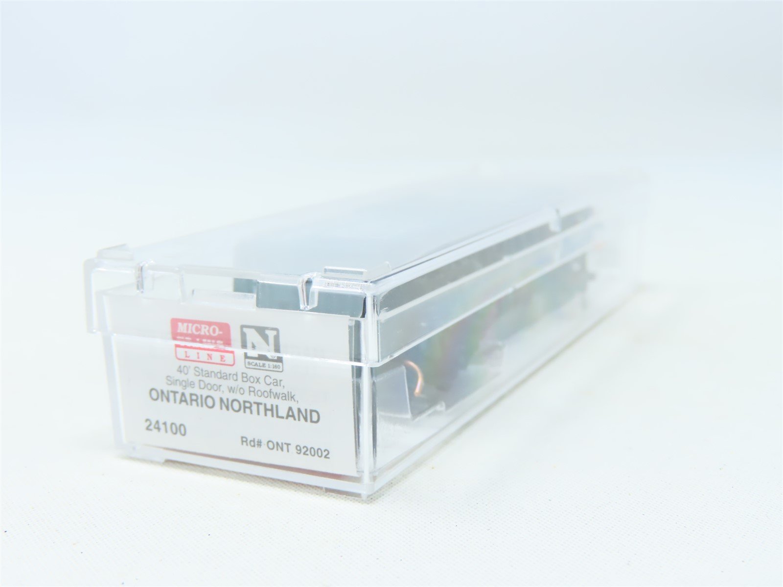 N Scale Micro-Trains MTL #24100 ONT Ontario Northland 40' Box Car #92002
