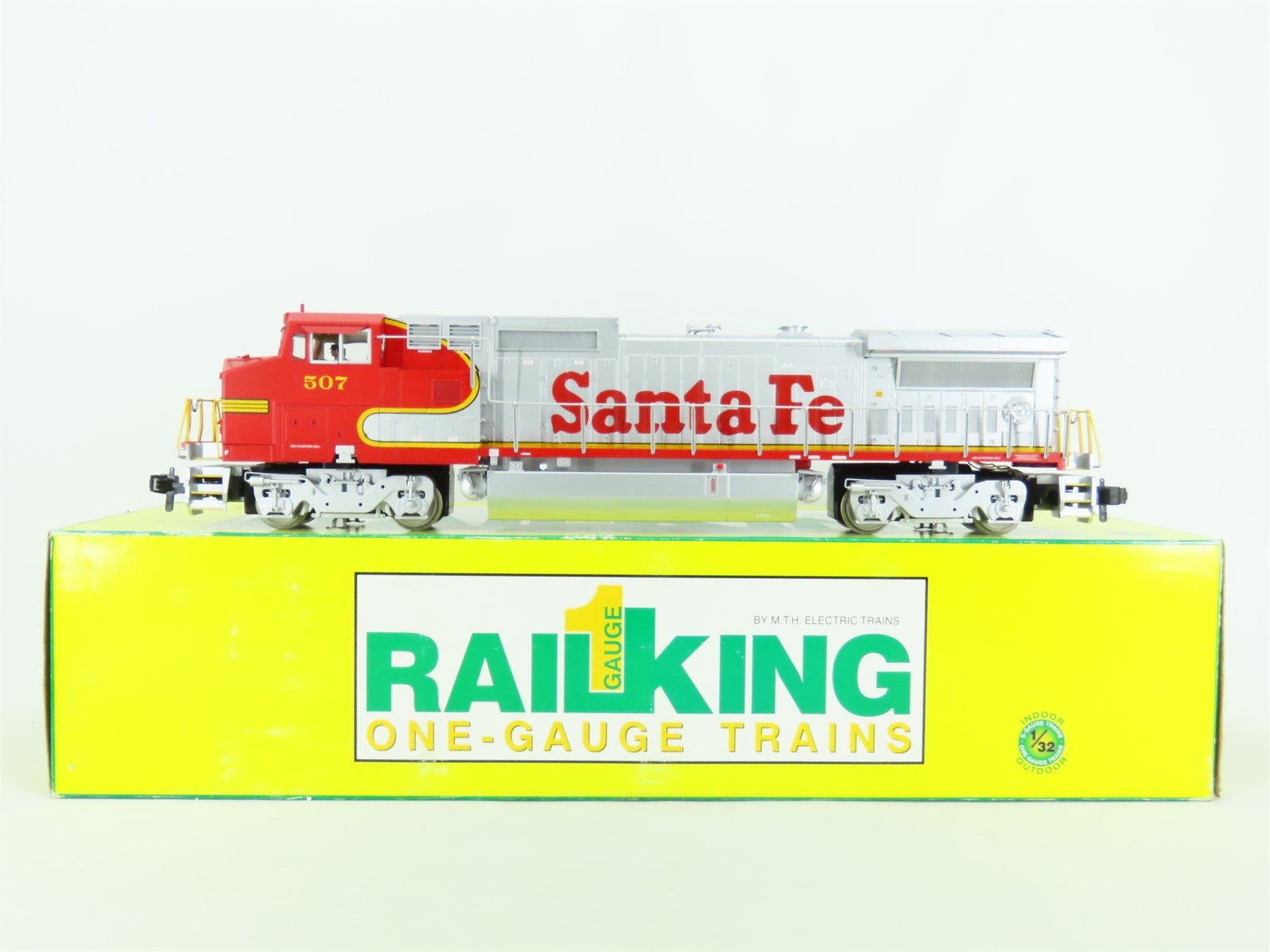 1 Gauge 1:32 MTH RailKing 70-2006-1 ATSF Dash 8-40BW Diesel #507 - Proto-Sound 2