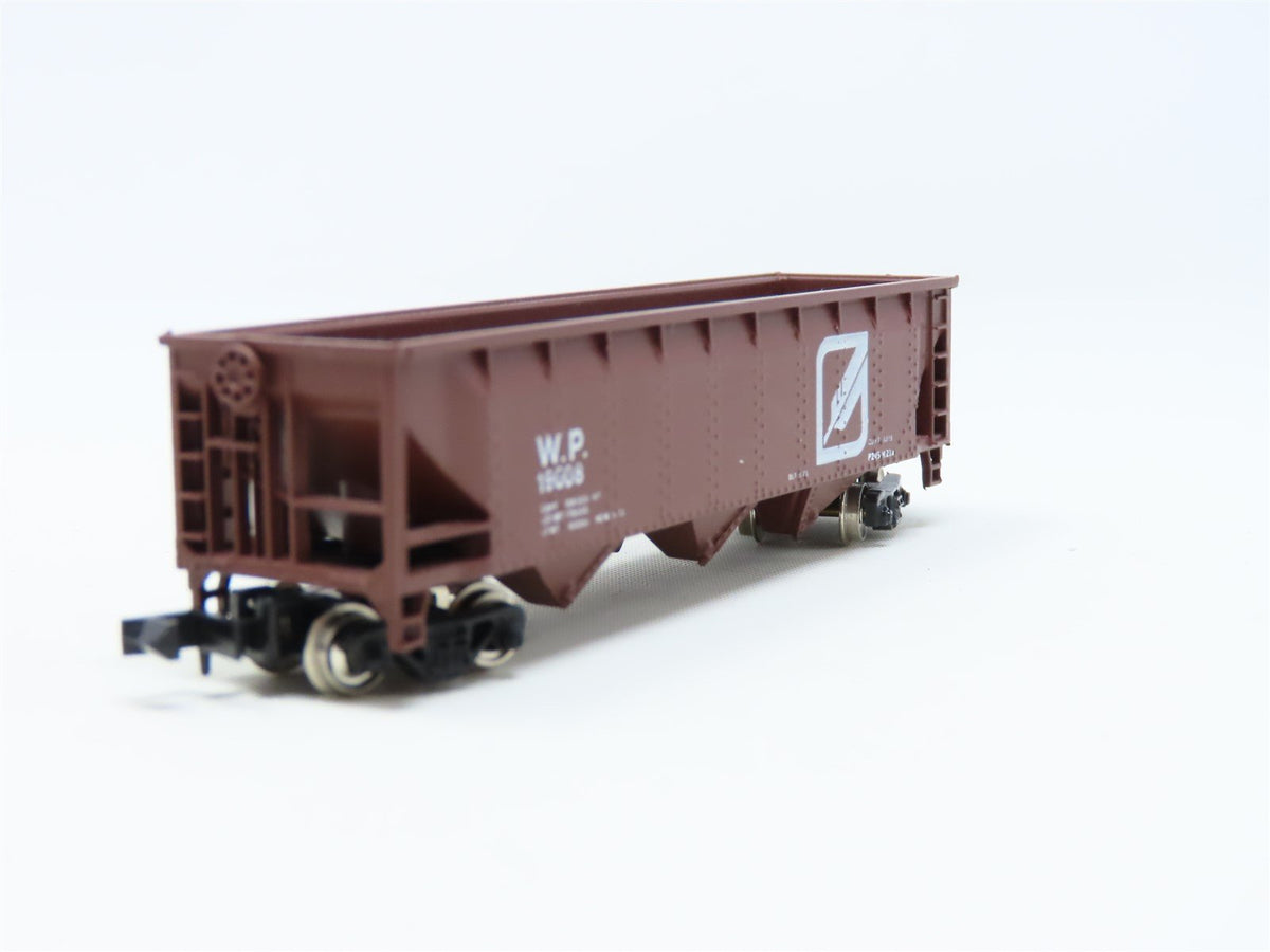 N Scale Con-Cor 0001-01652K WP Western Pacific 40&#39; Steel Hopper #19008