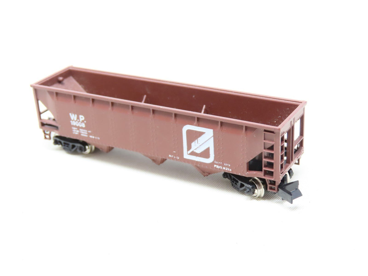 N Scale Con-Cor 0001-01652K WP Western Pacific 40&#39; Steel Hopper #19008