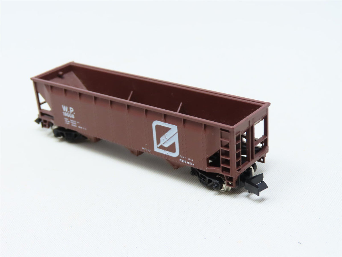 N Scale Con-Cor 0001-01652K WP Western Pacific 40&#39; Steel Hopper #19008