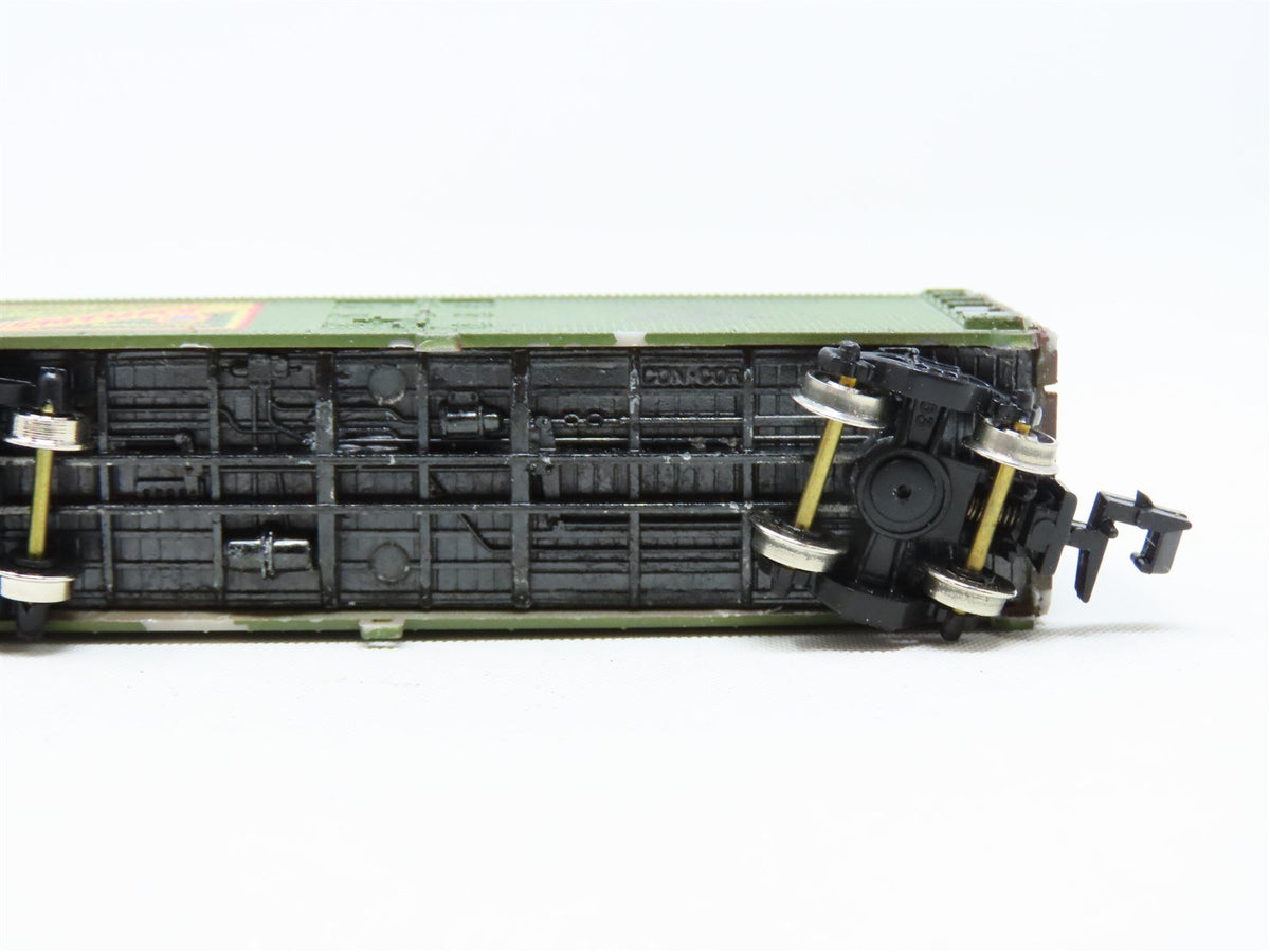 N Scale Con-Cor 0001-135103 SNBX Century Beer 40&#39; Wood Side Reefer Car #4600