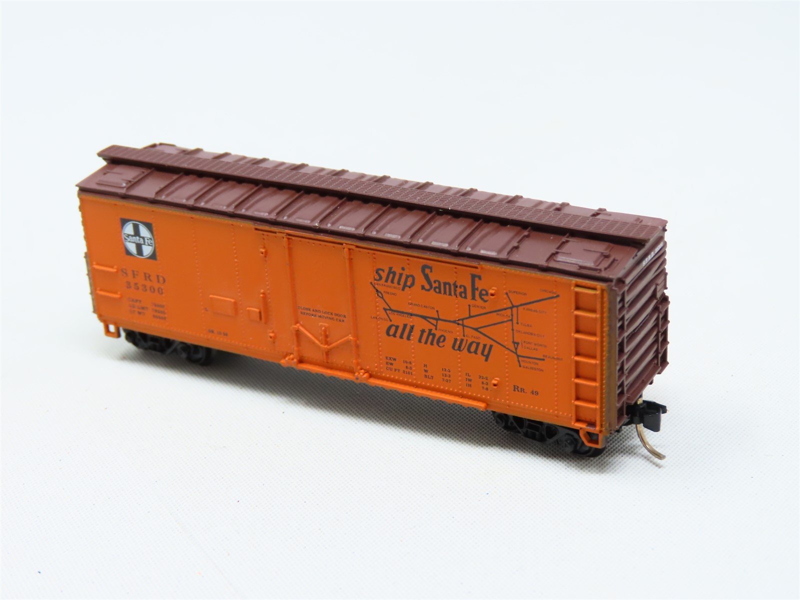 N Scale Con-Cor 0001-008850 SFRD Santa Fe 
