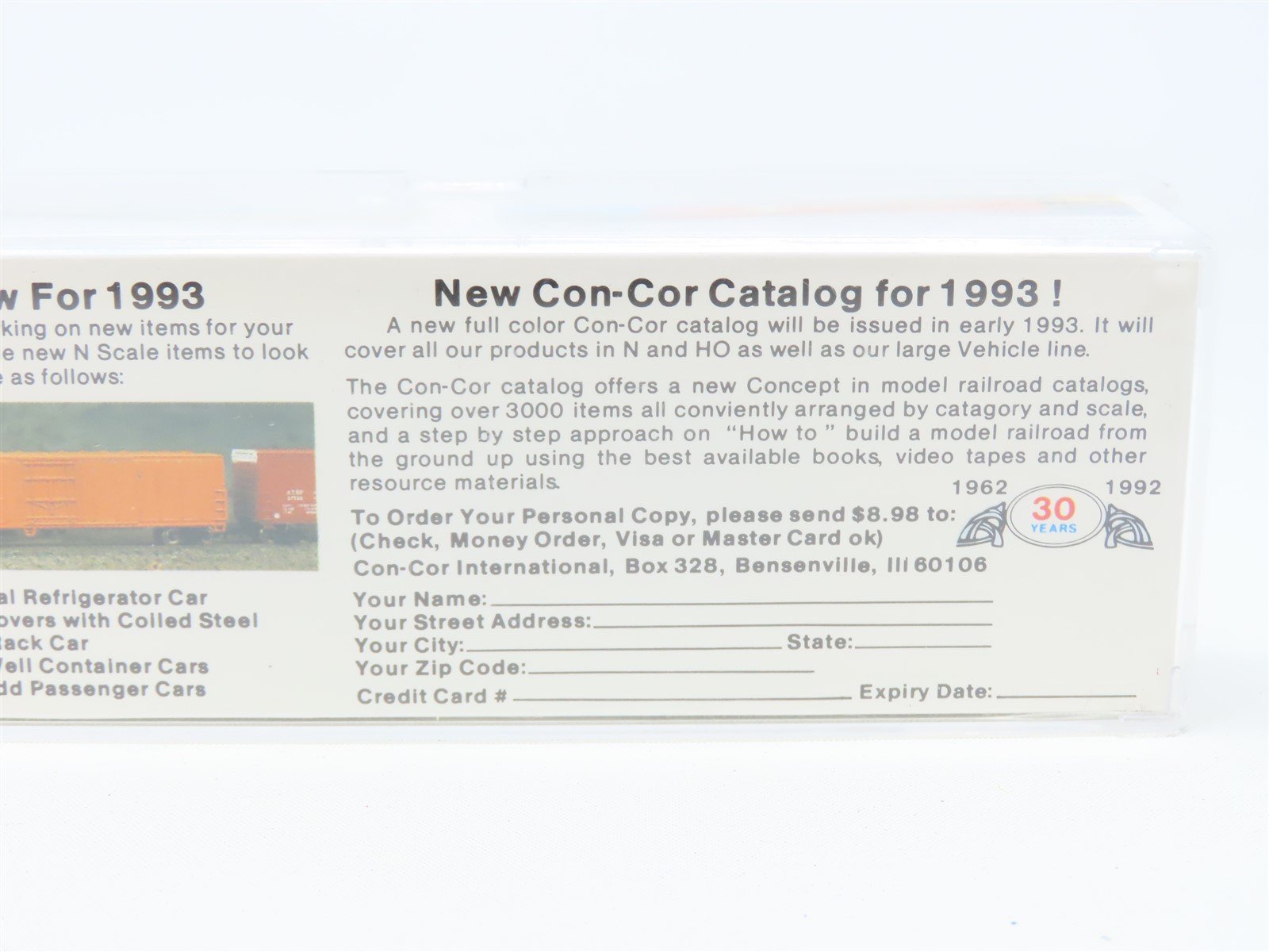 N Scale Con-Cor 0001-008850 SFRD Santa Fe 