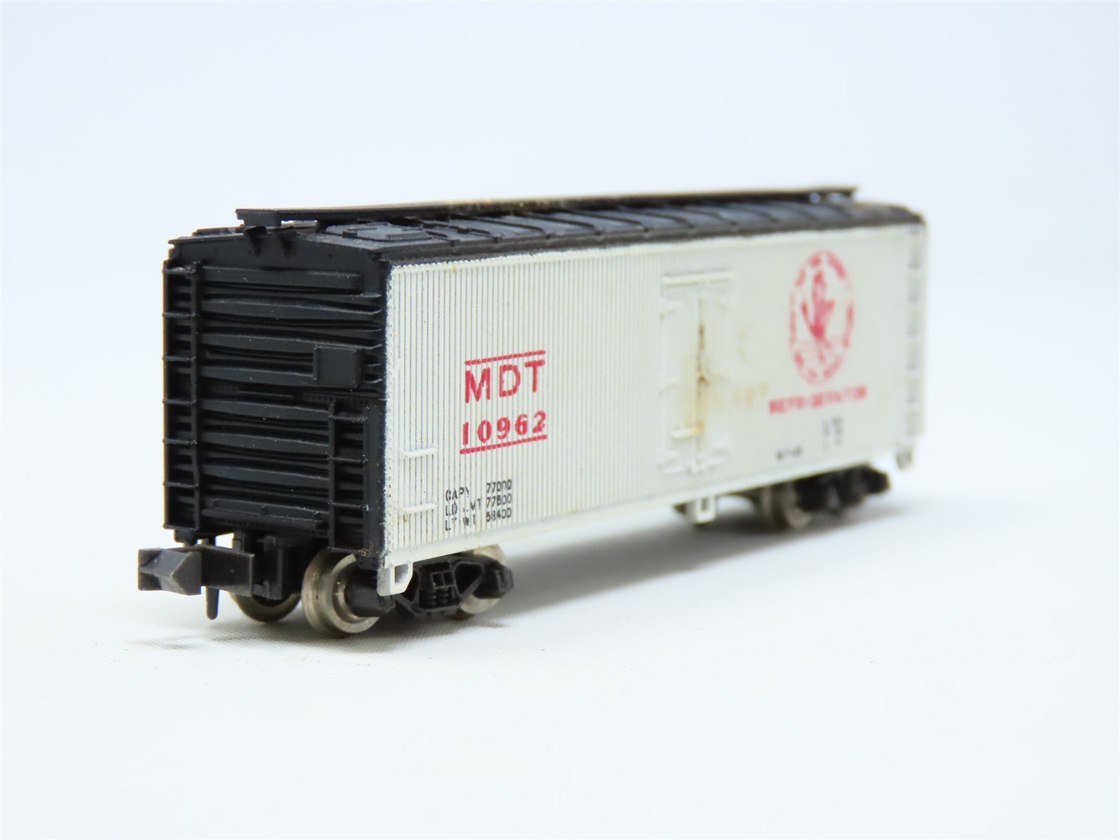 N Scale Con-Cor 1353 MDT New York Central Early Bird Service 40' Reefer #10962