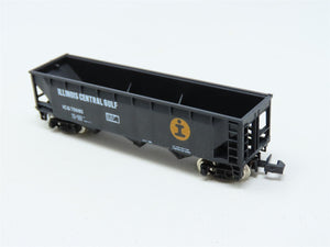 N Scale Con-Cor 1653-A ICG Illinois Central Gulf 40' Steel Hopper #70685